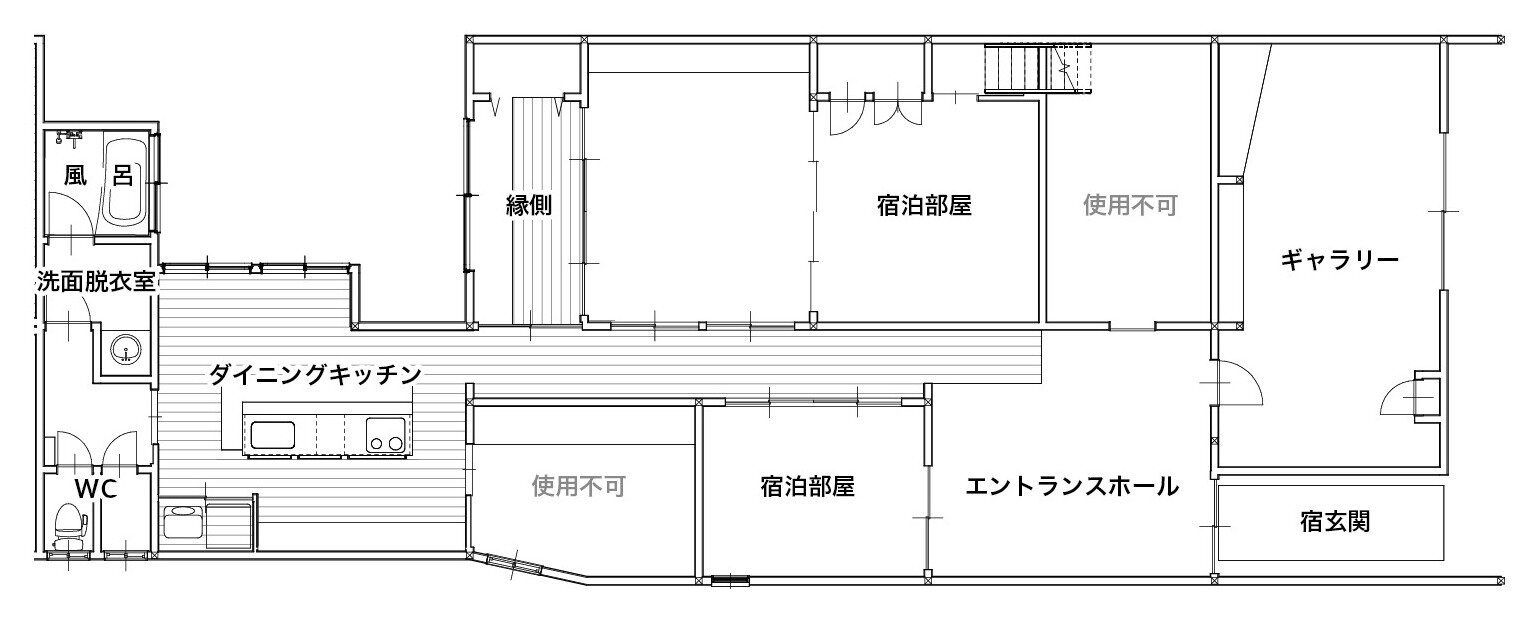 臥福庵 館内間取り図